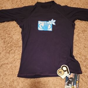 Women's Black Rash Guard